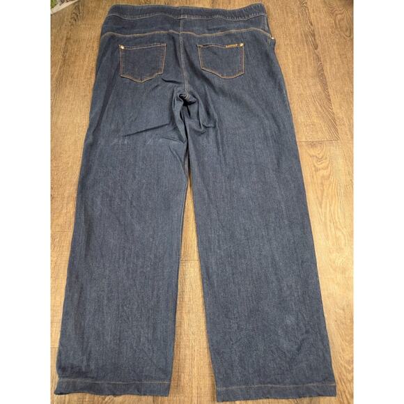 Nygard Luxe Denim Straight Jeans Jambe Droite 360° 4 Way Stretch Plus 2X 20W-22W - Picture 4 of 4